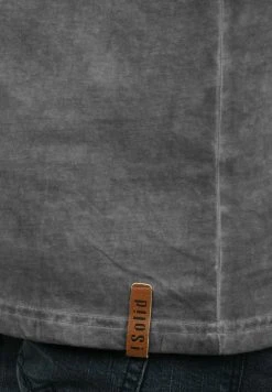 Nouveau 💯 Solid SDTIMUR - T-shirt à Manches Longues - Dark Grey 🤩 -Solid Soldes 7bb271618ca94c5eaab22eb84afe0893