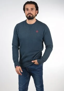 Offres ✨ Solid SDBENN - Sweatshirt - Blue Melange ⌛