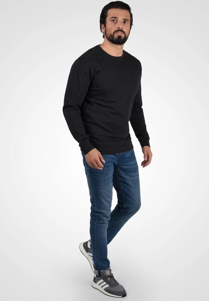 De gros 🎁 Solid SDTARABO - Sweatshirt - Black 🧨 2 De gros 🎁 Solid SDTARABO - Sweatshirt - Black 🧨 – Image 2