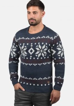 Nouveau ✨ Solid SDNORWIG - Pullover - Dark Blue 🛒