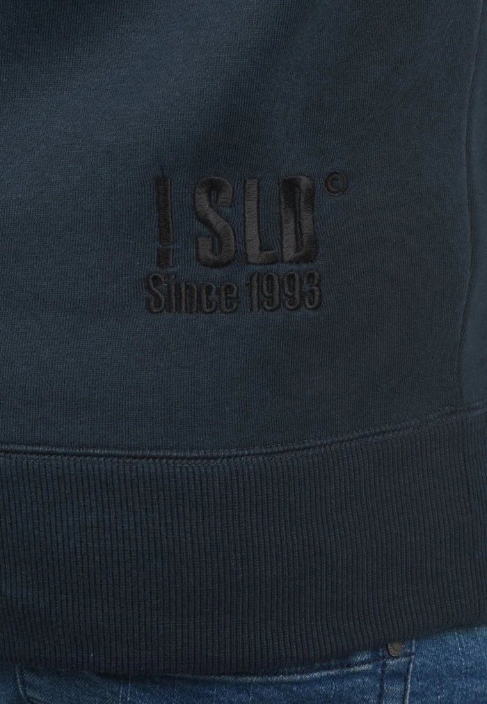 Vente flash 🎁 Solid SDBENE - Sweat à Capuche Zippé - Blue 🎉 4 Vente flash 🎁 Solid SDBENE - Sweat à Capuche Zippé - Blue 🎉 – Image 4