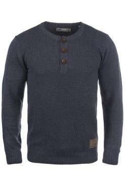 Acheter 🧨 Solid SDTERRANCE - Pullover - Insignia Blue 😉 -Solid Soldes 7db821ebb6cf43ed8977d2da06762ba1