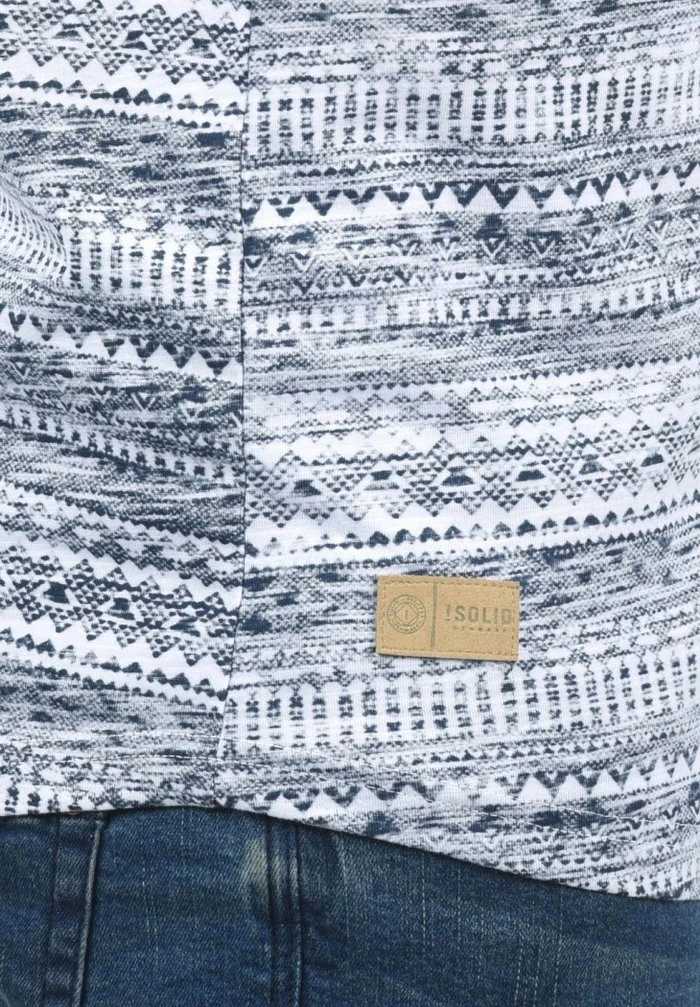 Offres 💯 Solid SDINGO - T-shirt Imprimé - Blue 🌟 4 Offres 💯 Solid SDINGO - T-shirt Imprimé - Blue 🌟 – Image 4