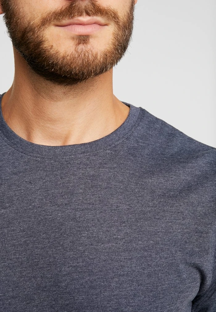 Meilleure vente 😉 Solid SDROCK - T-shirt Basique - Navy Melange 🌟 6 Meilleure vente 😉 Solid SDROCK - T-shirt Basique - Navy Melange 🌟 – Image 6