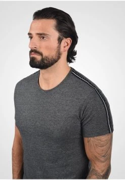 Top 10 🔥 Solid SDGAWAN - T-shirt Imprimé - Dark Grey Melange ✔️ -Solid Soldes 802c7bf5dd68408fac6474ca56b603c3