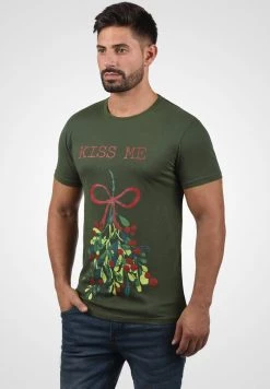 Meilleur prix ✔️ Solid SDALASKO - T-shirt Imprimé - Climb Ivy 😉