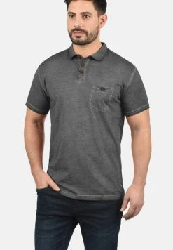 Budget 👏 Solid SDTERMANN - Polo - Dark Grey 🎉