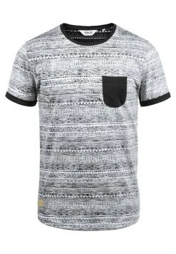 Coupon 😉 Solid SDINGO - T-shirt Imprimé - Black ⌛ -Solid Soldes 830d84e4d0b747bab9a0d27ddc6bec37