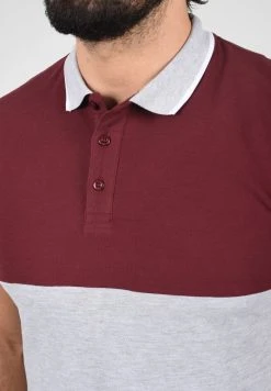 Nouveau 👏 Solid SDCORBIN - Polo - Wine Red 🔥 -Solid Soldes 843da0cf8bec435a857b42494f6971f9