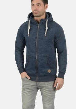 Offres 🔔 Solid SDVITU - Sweat à Capuche Zippé - Blue 👍