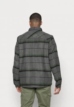 Top 10 🎁 Solid TODD CHECK - Chemise - Black 👏 -Solid Soldes 84e68d72675d48b9862b4d61cbdad6b2