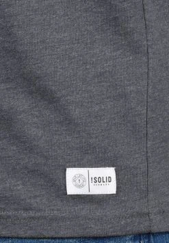 Remise 👍 Solid SDMALINO - Débardeur - Grey ✨ -Solid Soldes 8546361fd3e44ca5918b6429586e89f8