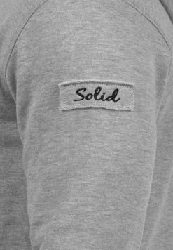 Offres 🤩 Solid SDTRIP - Sweat à Capuche - Grey Melange 😉 -Solid Soldes 856422597ed74d5f9a9cd85afff371ef