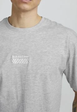 Vente flash 🧨 Solid T-shirt Imprimé - Light Grey Melange ✔️ 9 Vente flash 🧨 Solid T-shirt Imprimé - Light Grey Melange ✔️ -Solid Soldes 85865b3d87ff4810bbc38c204f355e11