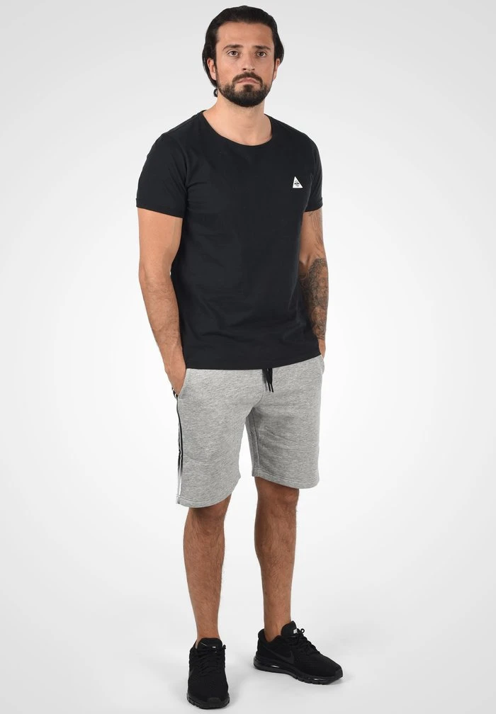 Offres 👏 Solid SDGALEN - Short - Light Grey Melange ❤️ 2 Offres 👏 Solid SDGALEN - Short - Light Grey Melange ❤️ – Image 2