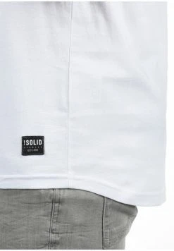 De gros ⭐ Solid SDBOB - T-shirt Basique - White 🌟 -Solid Soldes 86035774d9974ab9ad3b059e5db75476