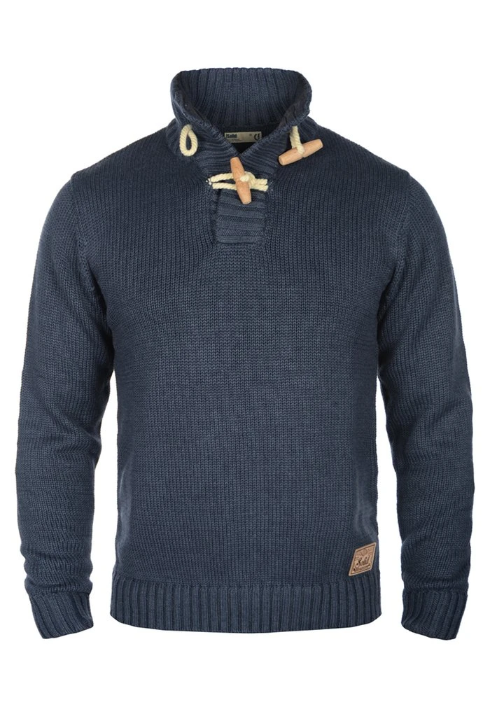 Le moins cher 💯 Solid SDPIROY - Pullover - Dark Blue 😉 4 Le moins cher 💯 Solid SDPIROY - Pullover - Dark Blue 😉 – Image 4