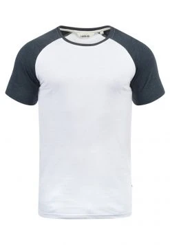 Coupon 🔥 Solid SDBASTIAN - T-shirt Basique - White/blue ✔️ -Solid Soldes 874de011819f466cb3ebda52a9970fe4