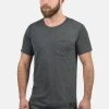 Meilleure vente 😀 Solid SDANDREJ - T-shirt Basique - Anthracite 🧨