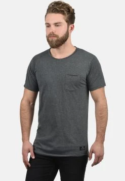 Meilleure vente 😀 Solid SDANDREJ - T-shirt Basique - Anthracite 🧨