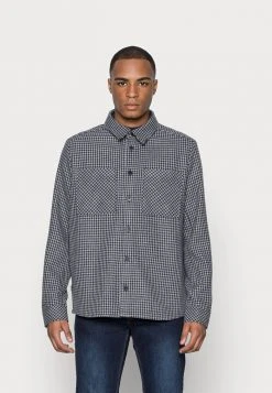 Meilleur prix 🎁 Solid TODD SMALL CHECK - Chemise - Insignia Blue ✔️