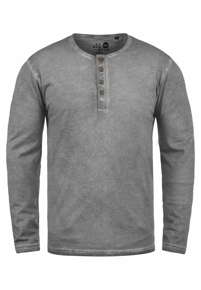 Meilleur prix 😍 Solid RUNDHALSSHIRT TIMUR - T-shirt à Manches Longues - Mid Grey ✔️ 5 Meilleur prix 😍 Solid RUNDHALSSHIRT TIMUR - T-shirt à Manches Longues - Mid Grey ✔️ – Image 5