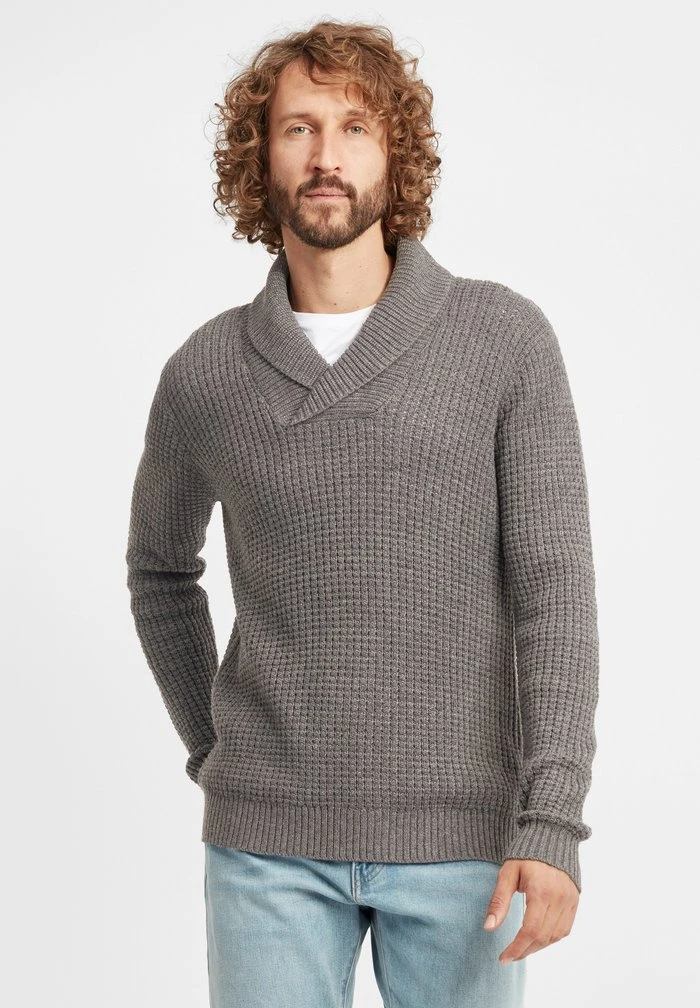 De gros 🤩 Solid SDMAPARI - Pullover - Grey Melange 🌟 1 De gros 🤩 Solid SDMAPARI - Pullover - Grey Melange 🌟