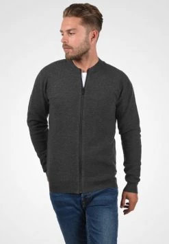 Sortie 😍 Solid CEZAR - Gilet - Dark Grey Melange ✨