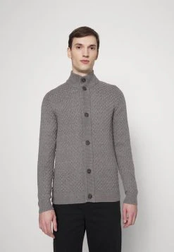 Budget ✔️ Solid VELLORE CARDIGAN - Gilet - Gray Melange ⭐