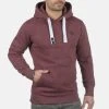 Le moins cher 🥰 Solid SDBENNHOOD - Sweat à Capuche - Wine Red 🔥