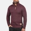 Meilleure affaire 🌟 Solid SDPETRO - Pullover - Dark Red ⌛
