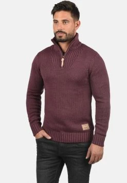 Meilleure affaire 🌟 Solid SDPETRO - Pullover - Dark Red ⌛