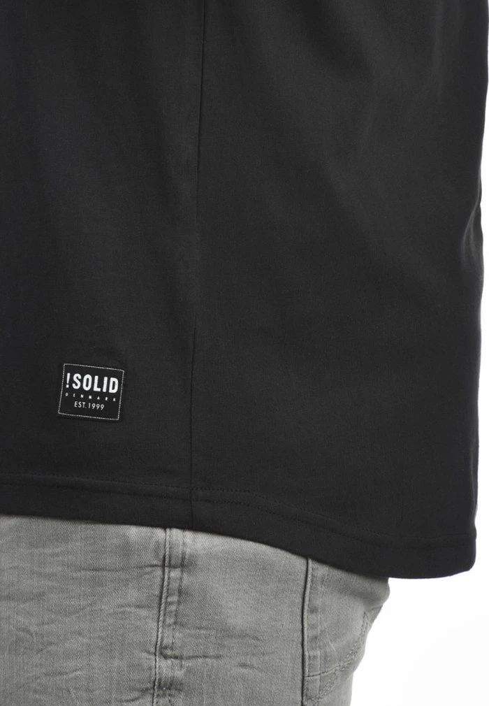 Vente flash 💯 Solid SDBOB - T-shirt Basique - Black 😀 4 Vente flash 💯 Solid SDBOB - T-shirt Basique - Black 😀 – Image 4