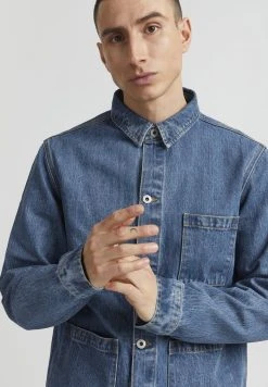 Meilleur prix 🔔 Solid SDBRANTLEE - Veste En Jean - Middle Blue Denim 👍 -Solid Soldes 8ef85ea41d864f0a95dda699039a03e8