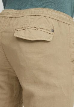 Meilleure vente 🎁 Solid SDTRUC CUFF LINEN - Pantalon Classique - Twill 😀 -Solid Soldes 8f0af5ed82f344549b7b2a4c2e3f358f