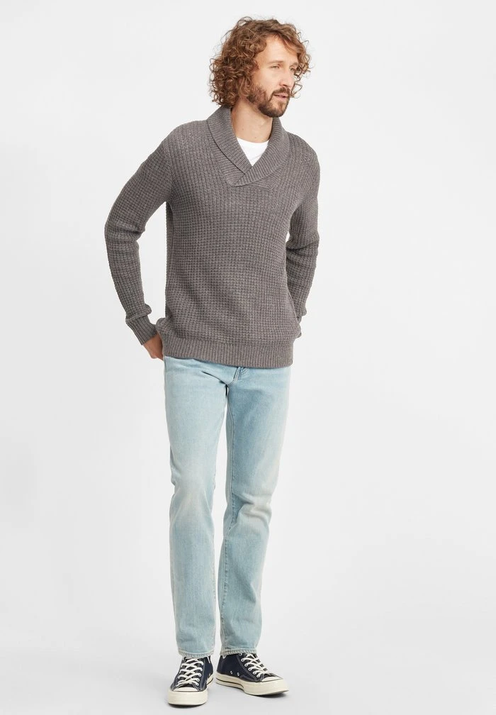 De gros 🤩 Solid SDMAPARI - Pullover - Grey Melange 🌟 2 De gros 🤩 Solid SDMAPARI - Pullover - Grey Melange 🌟 – Image 2