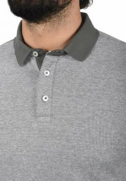 Acheter 😉 Solid PANOS - Polo - Med Grey Melange 🔔 -Solid Soldes 9096c5480c344bedab818285ff7e65ef