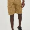 Top 10 🥰 Solid SDPOVL CARGO LINEN - Short - Dull Gold ⌛