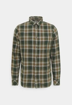 Promo 🔥 Solid SDTERKIL HERRINGBONE CHECK 21105659 - Chemise - Deep Forest 🔔 -Solid Soldes 91d7ed8bc0774040bdfd98007adafe80