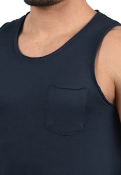 Top 10 😀 Solid SDANDREW - Débardeur - Blue ✨ -Solid Soldes 925f4cc2bafa43ca869e8bfd754a7b56