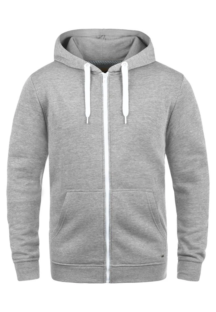 Nouveau 💯 Solid SDOLLI - Sweat à Capuche Zippé - Light Grey 🔥 5 Nouveau 💯 Solid SDOLLI - Sweat à Capuche Zippé - Light Grey 🔥 – Image 5