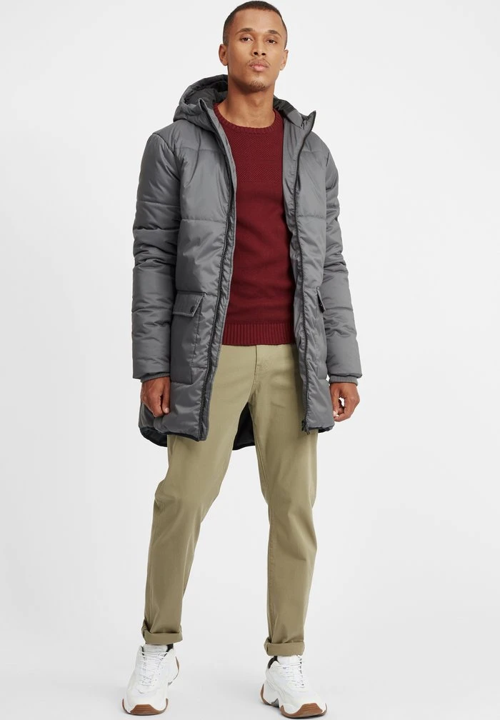 Remise 🔥 Solid SDATONG - Veste D'hiver - Iron Gate 🔥 2 Remise 🔥 Solid SDATONG - Veste D'hiver - Iron Gate 🔥 – Image 2