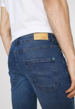 Bon marché ❤️ Solid SDRYDER - Short En Jean - Middle Blue Denim 🔔 -Solid Soldes 94095c1225df432b9e3c3b865e1c774f