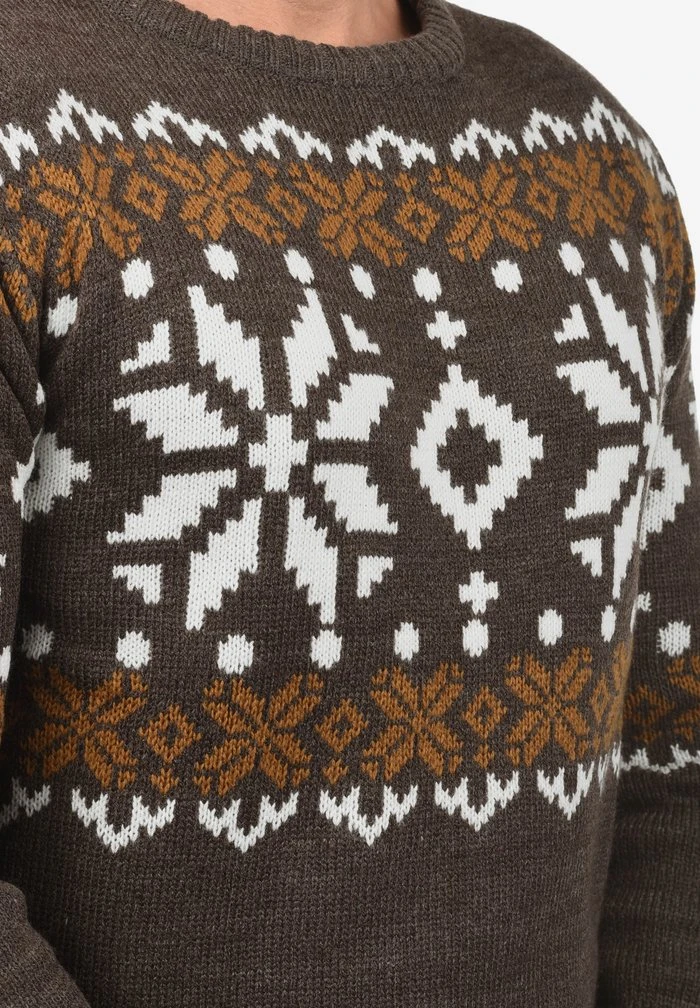 Vente flash 🛒 Solid SDNORWIG - Pullover - Dark Brown 🤩 3 Vente flash 🛒 Solid SDNORWIG - Pullover - Dark Brown 🤩 – Image 3