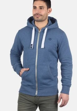 Grosses soldes 😉 Solid SDBENNZIP - Sweat à Capuche Zippé - Faded Blue 🤩