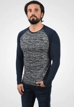 Top 10 😉 Solid SDMEVAN - T-shirt à Manches Longues - Insignia Blue 🔥