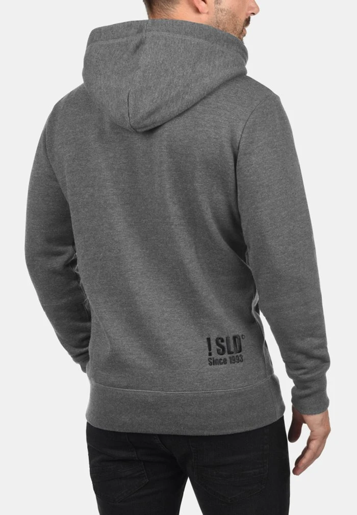 Meilleur prix ✨ Solid SDBENO - Sweat à Capuche - Grey Melange 🔥 2 Meilleur prix ✨ Solid SDBENO - Sweat à Capuche - Grey Melange 🔥 – Image 2