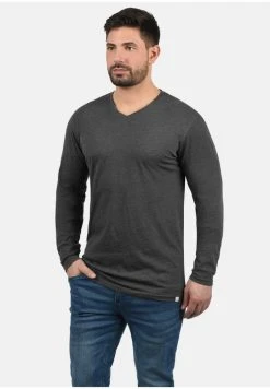 Grosses soldes ❤️ Solid SDBEDA - T-shirt à Manches Longues - Dark Grey ⭐