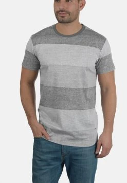Meilleur prix 🤩 Solid SDTEINE - T-shirt Imprimé - Light Grey 🌟