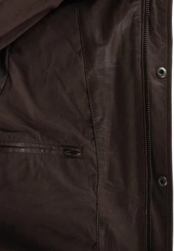 Top 10 🛒 Solid SDCAMASH - Veste En Cuir - Brown ✔️ -Solid Soldes 976fc2487ace4484afa1553578e4bca7